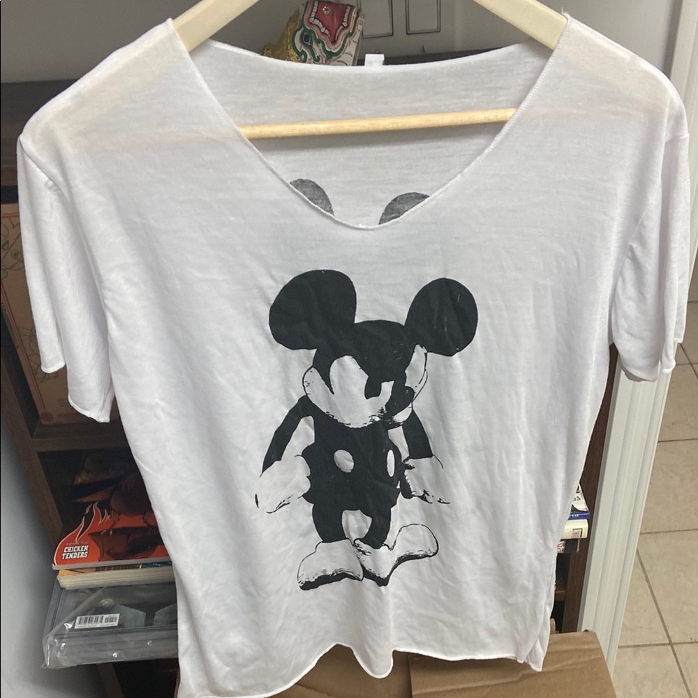 Bootleg Front and Back “Angry Mickey Mouse” Graphic T-Shirt
